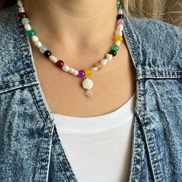 Natural pearl necklace - Picture 8 of 9